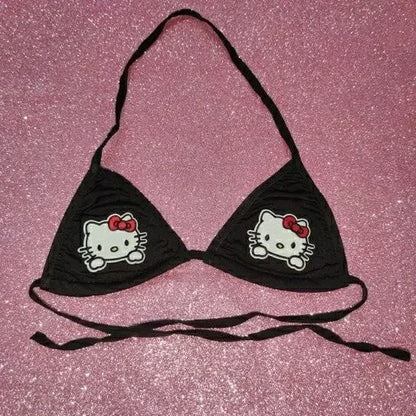 Hello‑Kitty Cosplay BH‑Top im Sanrio Cartoon Stil - So ist Leben