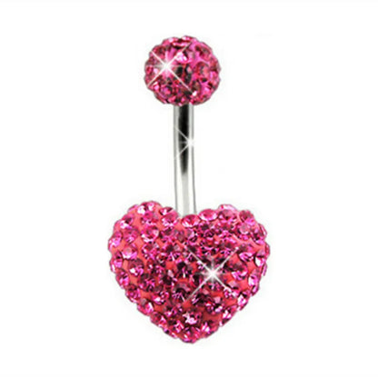 Herzförmiger Nabelring Ornament Wassertropfen 14G Bauchnabelpiercing Langhantel Anhänger Bauch Nombril Piercing Damenschmuck So ist Leben