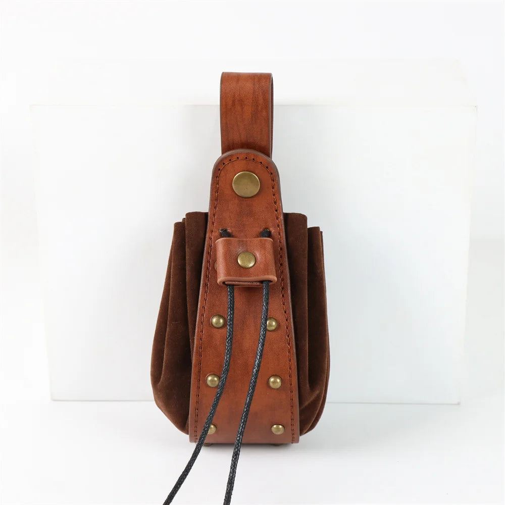 Cosplay Mittelalter Retro Gürtel Renaissance Kupfer Münze Taille Tasche Viking Ritter Rock Clip Schlüsselbund Halloween Rollenspiel Prop So ist Leben