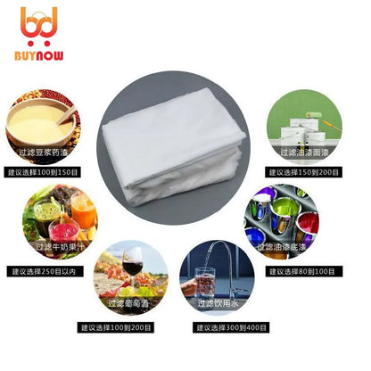 500 Mesh/In 25 Mikron Gaze Wasser Nylon Filter Mesh Sojabohnen Farbe Bildschirm Kaffee Wein Netz Stoff Industrie Filtertuch