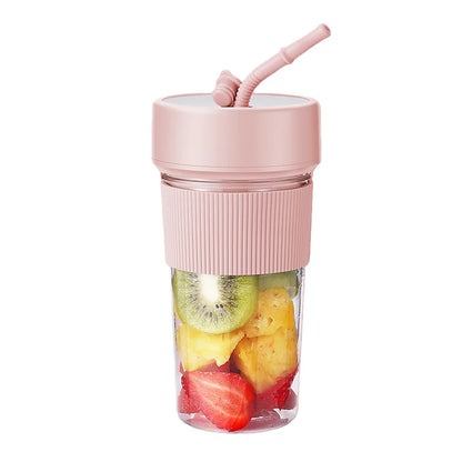 Tragbarer kabelloser Mixer – Wiederaufladbarer Smoothie Becher mit automatischer Reinigung und sicherem Design So ist Leben