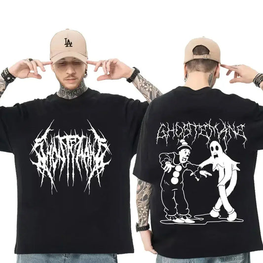 Männer Frauen Print Mode Hip Hop Metal Gothic Rock T Shirt - So ist Leben