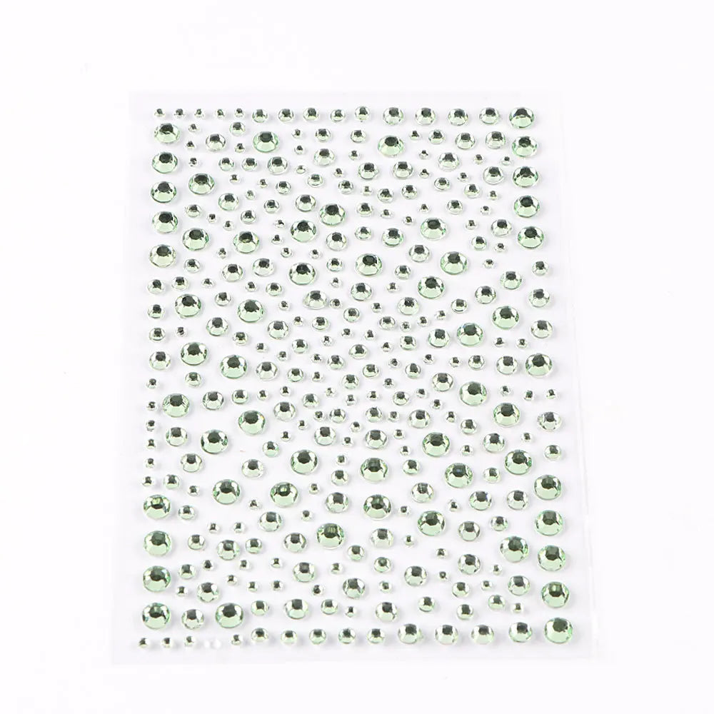 Selbstklebende Gesicht Dekoration Strass Aufkleber Musik Festival Halloween Party Telefon Kristall Aufkleber Kunst DIY Diamant Aufkleber So ist Leben