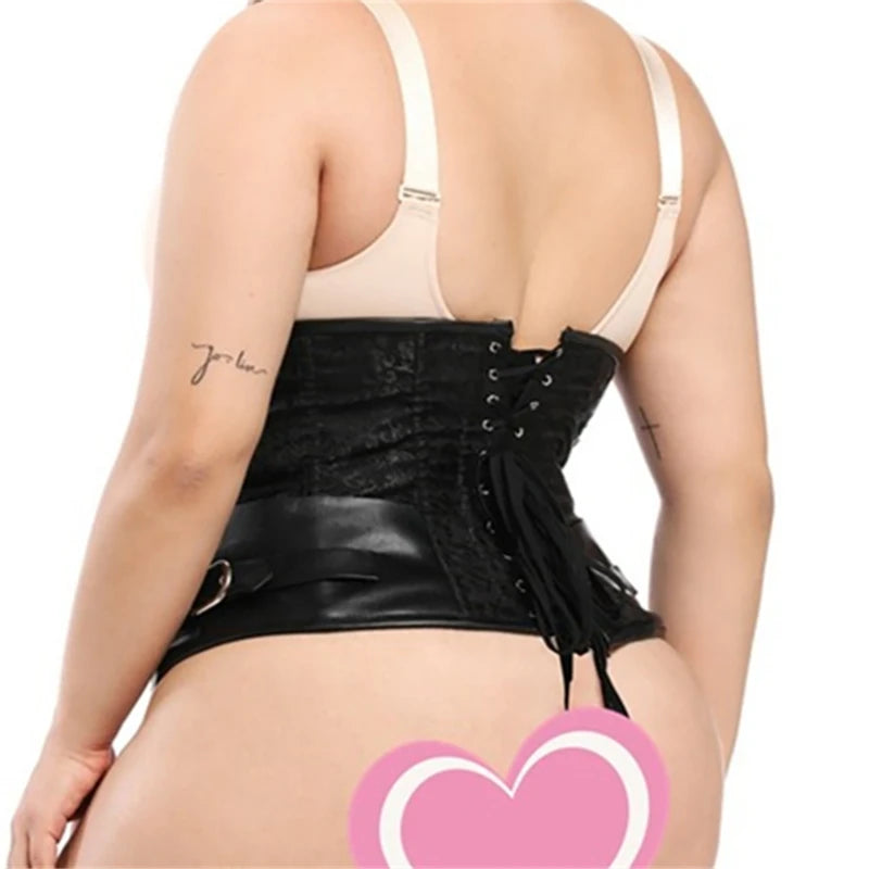 Korsett Dessous Bund für Frauen Gothic Kostüm Shapewear Palastartige Unterbrust Frauen Floral Top M6CD So ist Leben
