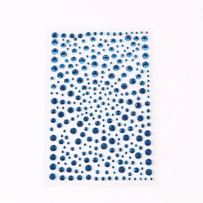 Selbstklebende Gesicht Dekoration Strass Aufkleber Musik Festival Halloween Party Telefon Kristall Aufkleber Kunst DIY Diamant Aufkleber So ist Leben