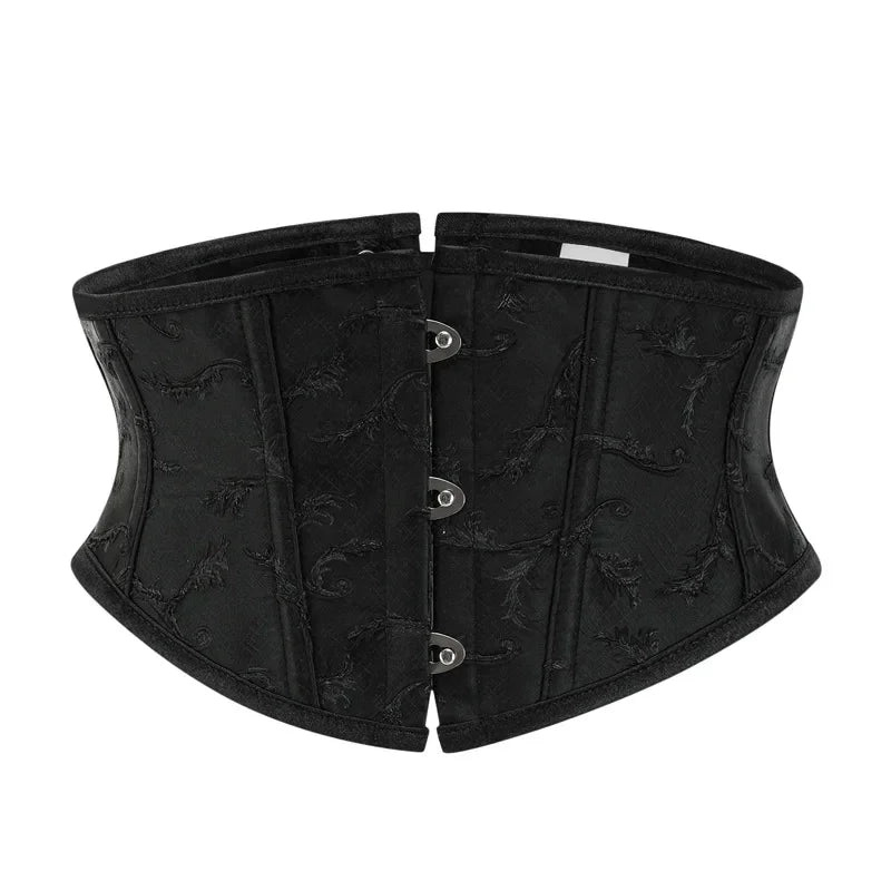 Sexy Bustiers und Korsett für Damen, Gürtel, Schnürung, Kunststoffknochen, Satin, Unterbrust, Taillentrainingskorsett, Unterbrustkorsett So ist Leben