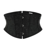Sexy Bustiers und Korsett für Damen, Gürtel, Schnürung, Kunststoffknochen, Satin, Unterbrust, Taillentrainingskorsett, Unterbrustkorsett So ist Leben