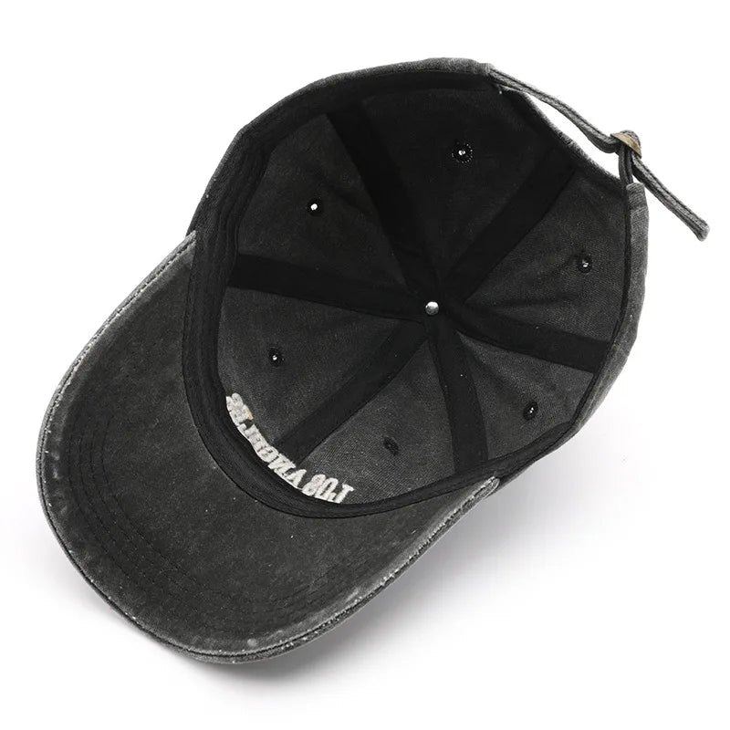 Mode Lässige Baseball Kappe für Frauen Männer Baumwolle Soft Top Hüte Unisex Los Angeles Stickerei Snapback Hut Wandern Sonnenschutz Kappen So ist Leben