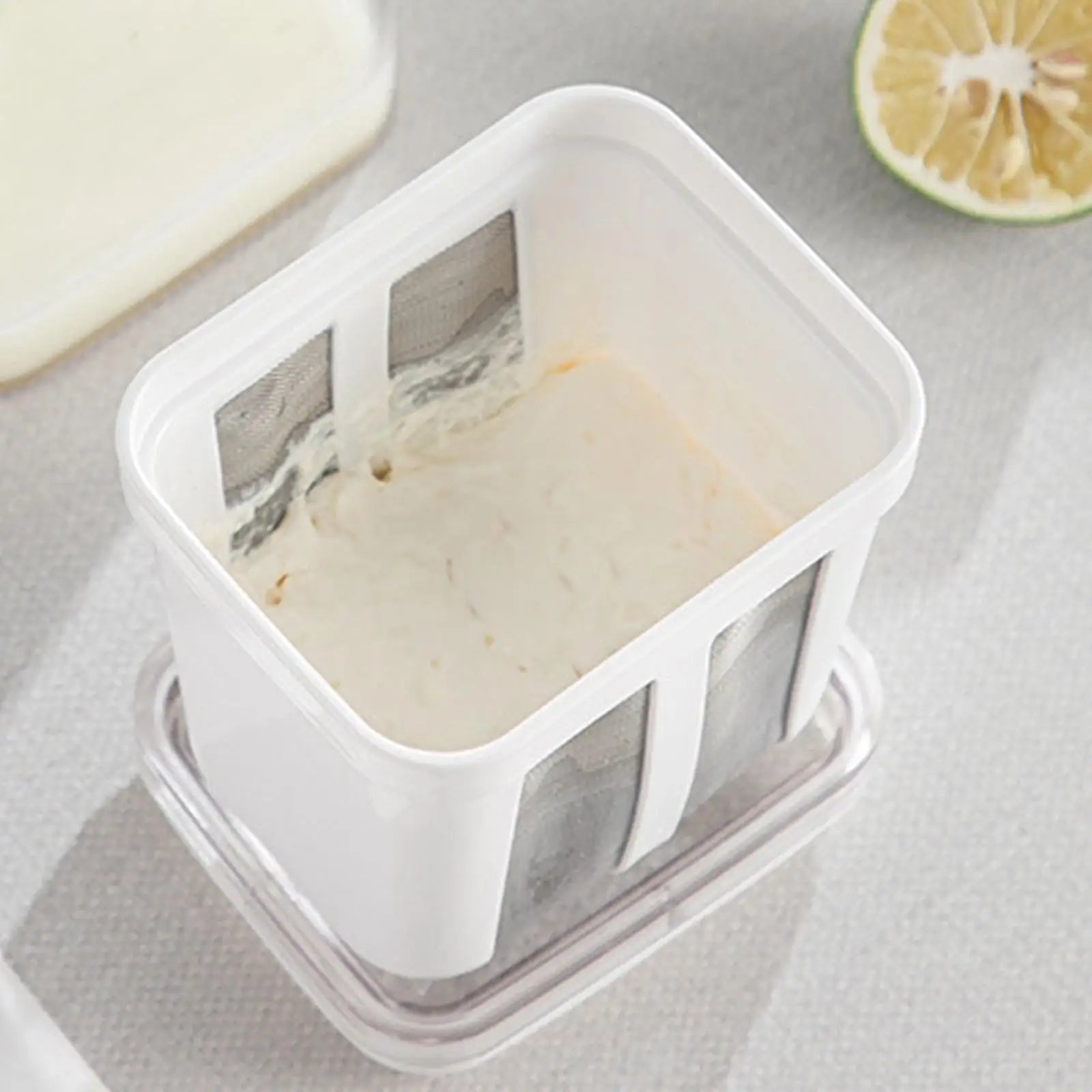 Griechisches Joghurt-Sieb Mesh Haushalts küchen zubehör Mehrzweck-feinmaschiges Sieb für Sojamilch-Picknick-Camping nach Hause So ist Leben