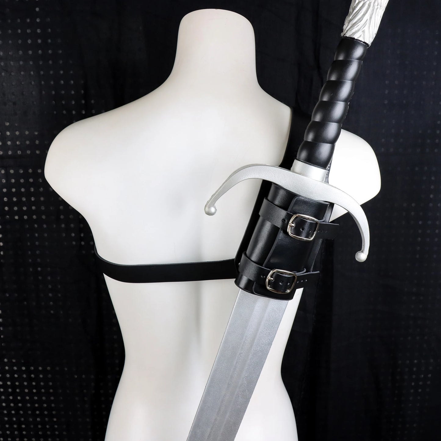 1/3 Stück Herren-Renaissance-Kostüm, mittelalterlicher Ritter, Halloween, mittelalterlicher Pirat, Wikinger, Leder, Taillengürtel, Armschiene, Rückseite, Schwert, Frosch So ist Leben