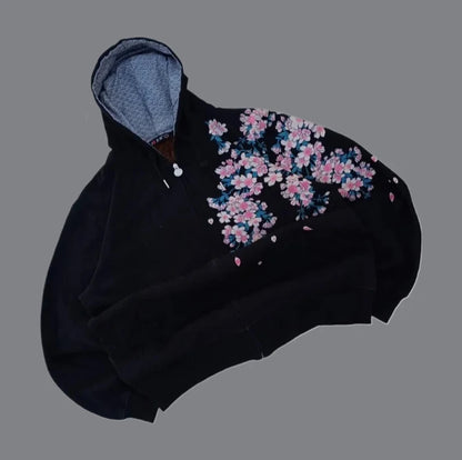 Amerikanischen Retro Rock Gothic Grafik Pelz Kragen Lose Zipper Sweatshirt männer Y2K Neue Harajuku Punk Casual Joker Hoodie Streetwear So ist Leben