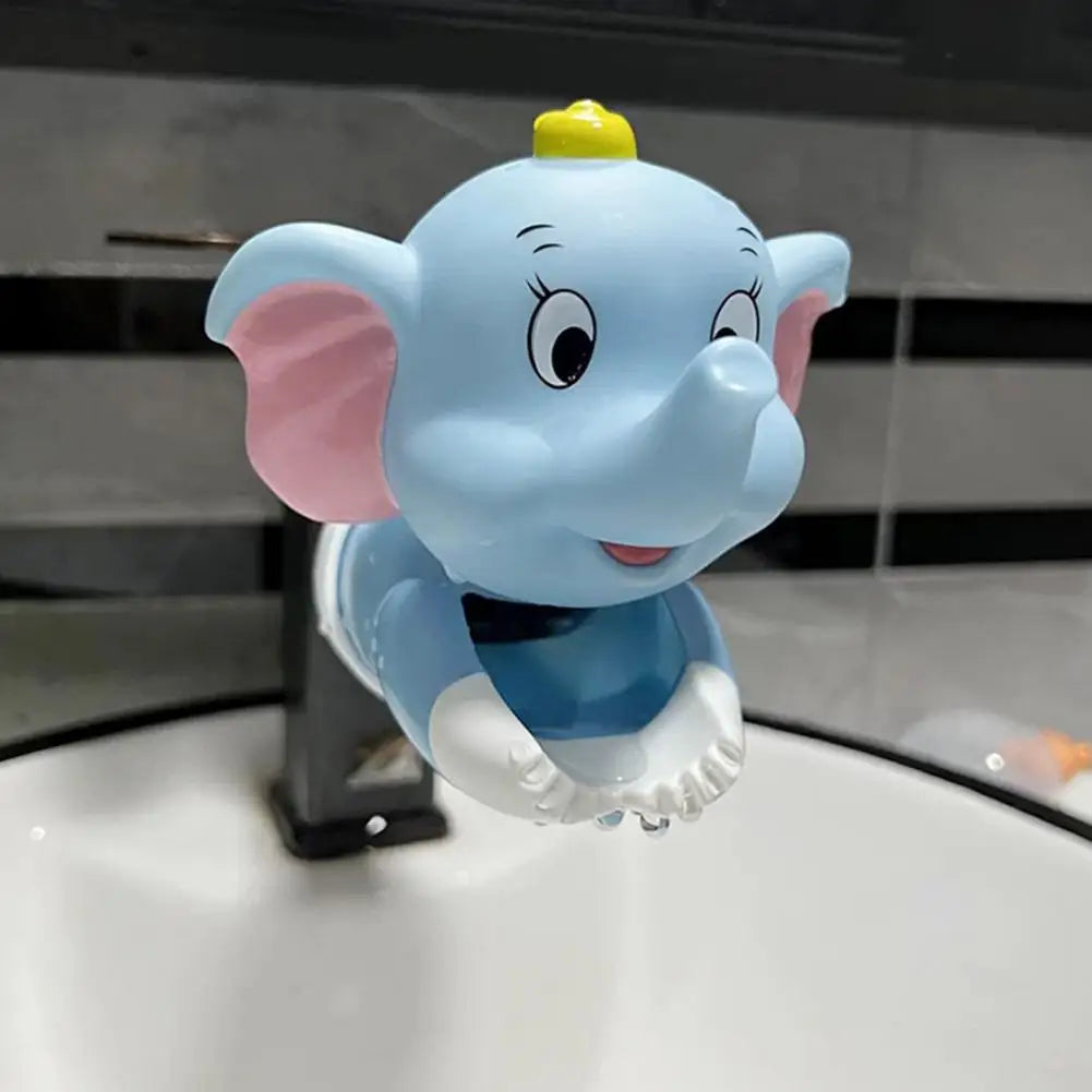 Kinder Wasserhahn Extender Cartoon Ente Hai Elefant Form Spritzwassergeschützte Wasserhahn Extender Badezimmer Gadget So ist Leben