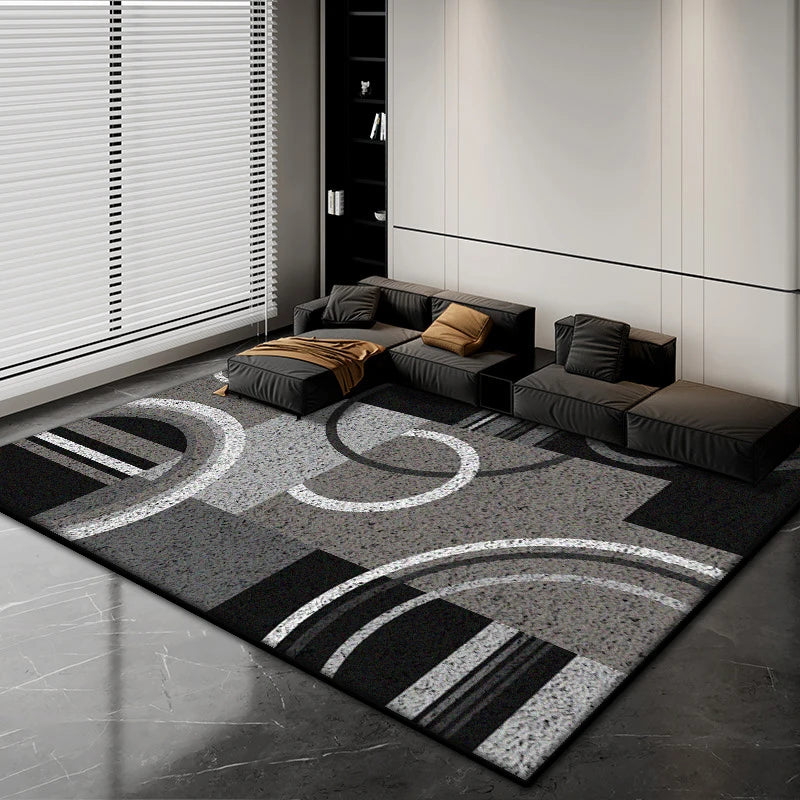 Nordic Abstract Luxury Carpet Home Decoration Living Room Fluffy Plush Rugs 200x300cm Bedroom Office Area Antiskid Floor Mats - So ist Leben