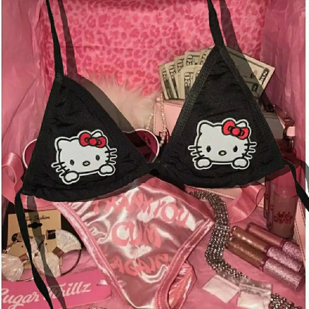 Hello‑Kitty Cosplay BH‑Top im Sanrio Cartoon Stil - So ist Leben