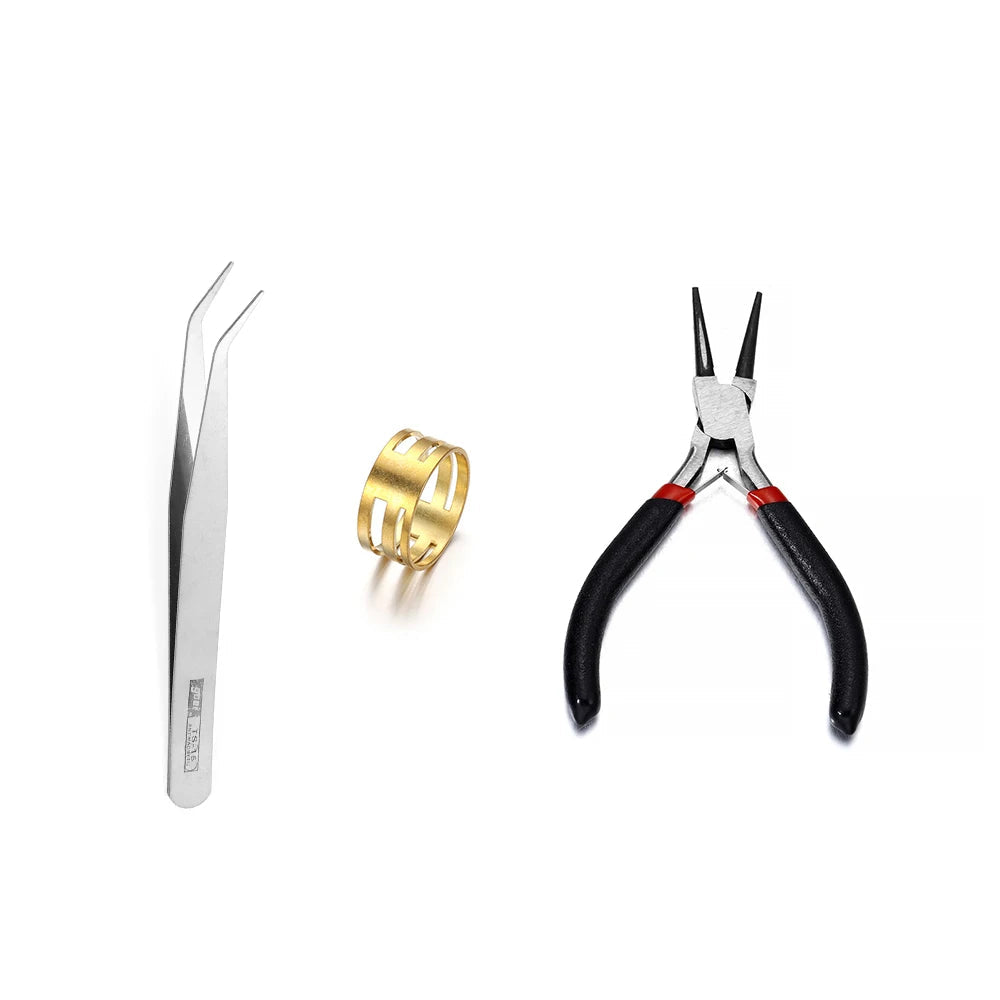 Legierung Zubehör Schmuck Erkenntnisse Set Reparatur Werkzeuge Karabinerverschluss Offene Biegeringe Ohrring Haken für DIY Schmuck Machen Liefert So ist Leben