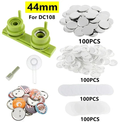 Button Badge Maker Formen DIY Pin Button Maker Pressmaschine Teile Abzeichen Punch Press Formen für Button Maker der Serie DC108 So ist Leben