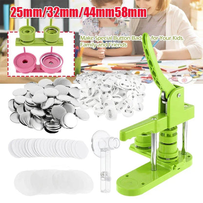 Button Badge Maker Formen DIY Pin Button Maker Pressmaschine Teile Abzeichen Punch Press Formen für Button Maker der Serie DC108 So ist Leben
