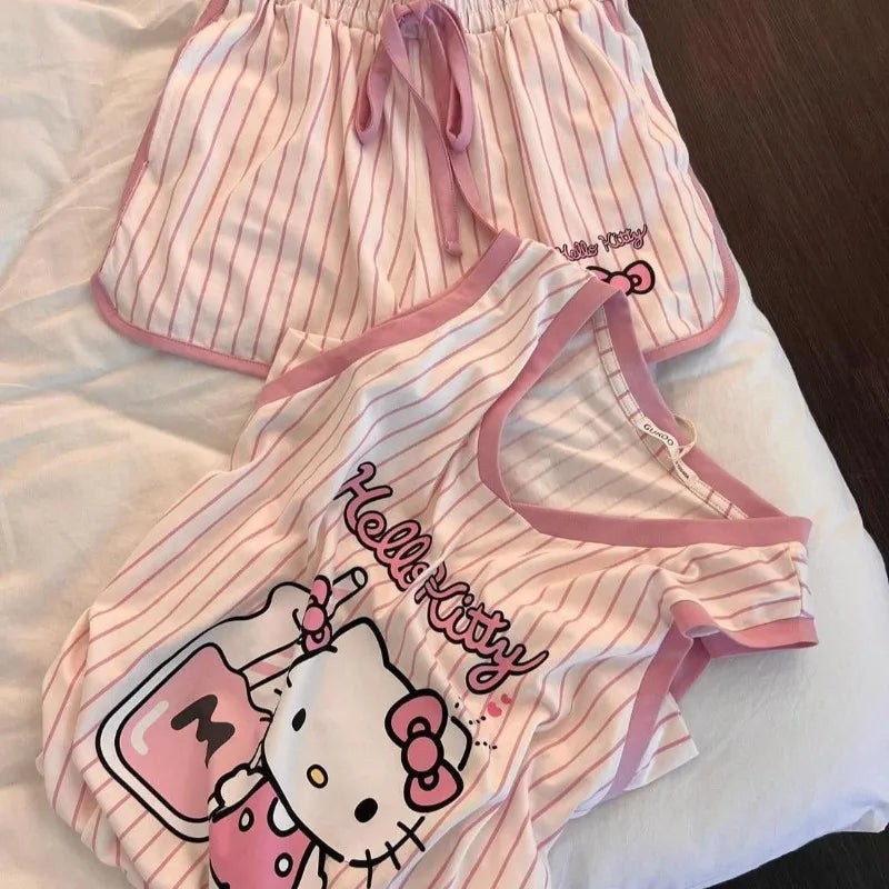 Kawaii Pyjama‑Set – Leichtes Cartoon‑Design für Zuhause - So ist Leben