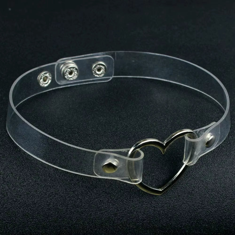 Punk Choker mit Herzdetail für kreative Persönlichkeiten So ist Leben