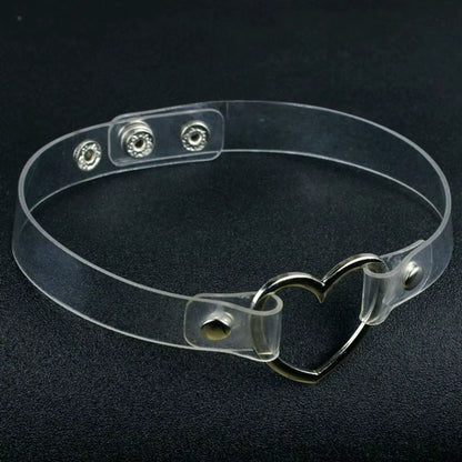 Punk Choker mit Herzdetail für kreative Persönlichkeiten So ist Leben