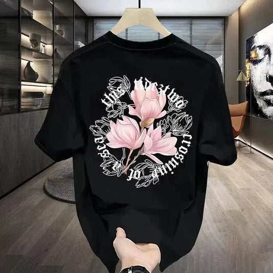 Sommerliches High-End-Feeling, cool und locker, schweres T-Shirt aus reiner Baumwolle - So ist Leben