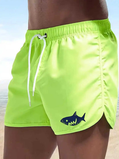 Haifisch Strandshorts – Leichte Sommermode für Herren - So ist Leben