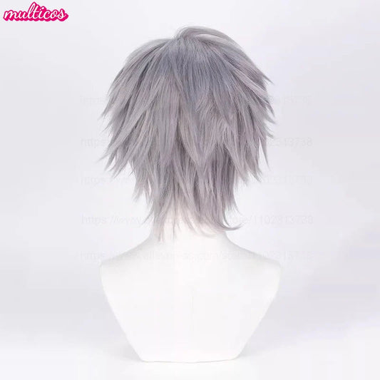 Till Cosplay Perücke Alien Bühne Cosplay Silber Grau Hitzebeständiges Haar Bühnenshow Conmic-Con Weihnachten Halloween Anime Perücken So ist Leben