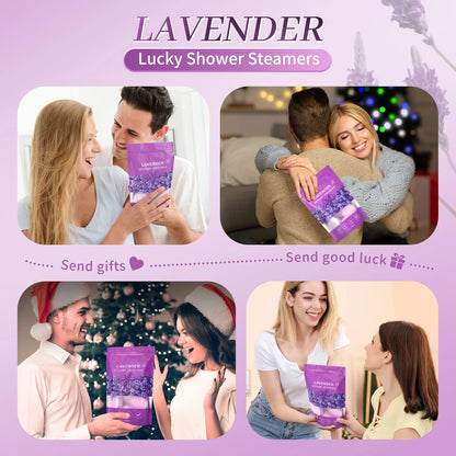 Lavendel-Duschtablette mit Natürlichen Ätherischen Ölen, Feuchtigkeitsspendend und Stressabbauend, Badesalz-Tabletten für Frauen und Männer So ist Leben