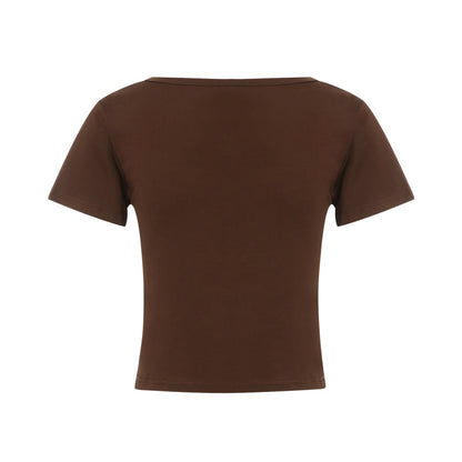 Y2k Fairy Grunge Shirt Top für Damen Kurzarm Vintage Grafik Crop Tee Top Ästhetische Goth Grunge Kleidung Streetwear So ist Leben