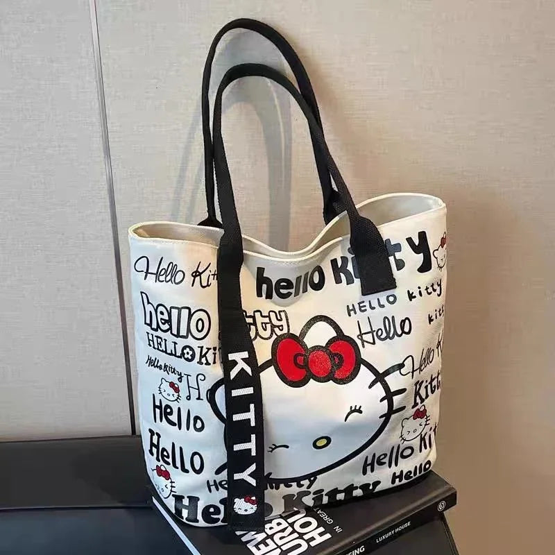 Anime Sanrio Hello Kitty Große Kapazität Umhängetasche Cartoon Kt Katze Handtasche Rucksack Schultasche Urlaub Weihnachten Halloween Geschenke So ist Leben