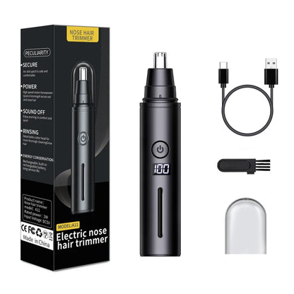 Mini-Taschen-Nasenhaarschneider, schmerzloser Haarschneider, Nasenohren, Haar, Augenbrauen, wasserdicht, tragbarer Trimmer für Männer und Frauen So ist Leben