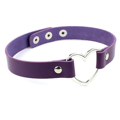 Neue Schwarz Multi Farbe Punk Kragen Halskette Sexy PU Leder Herz Lock Key Spike Halsband für Frauen Gothic Cosplay Partei Schmuck So ist Leben