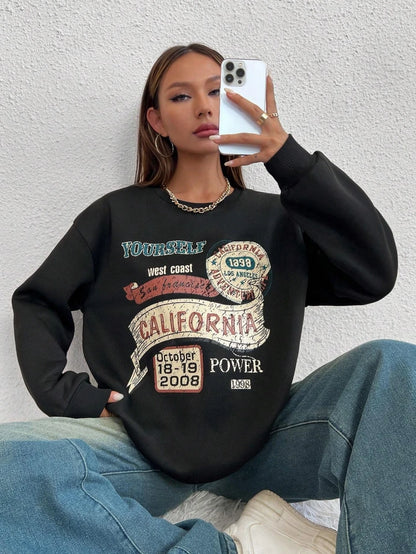 Vintage Lässiger California Fashion Sweatshirt Hoodie - So ist Leben