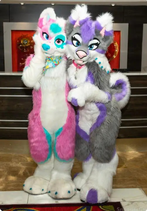 Fursuit Furries Anime Digitigrade Kostüm Gebogene Beine Engel Drache - So ist Leben