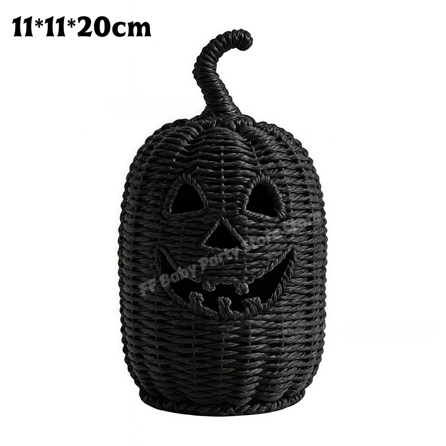 Halloween-Dekorationen Handgewebte Kürbislaterne aus Weide Hexenhut-Aufbewahrungsbox Dekorative Heim-Statue Ornamente Weihnachtsdekoration So ist Leben