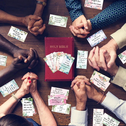 60 Stück Bibel-Schriftkarten, inspirierende Zitatkarten, christliche Geschenke, Ermutigungskarte für Studenten, Freunde, Bibelverskarten So ist Leben