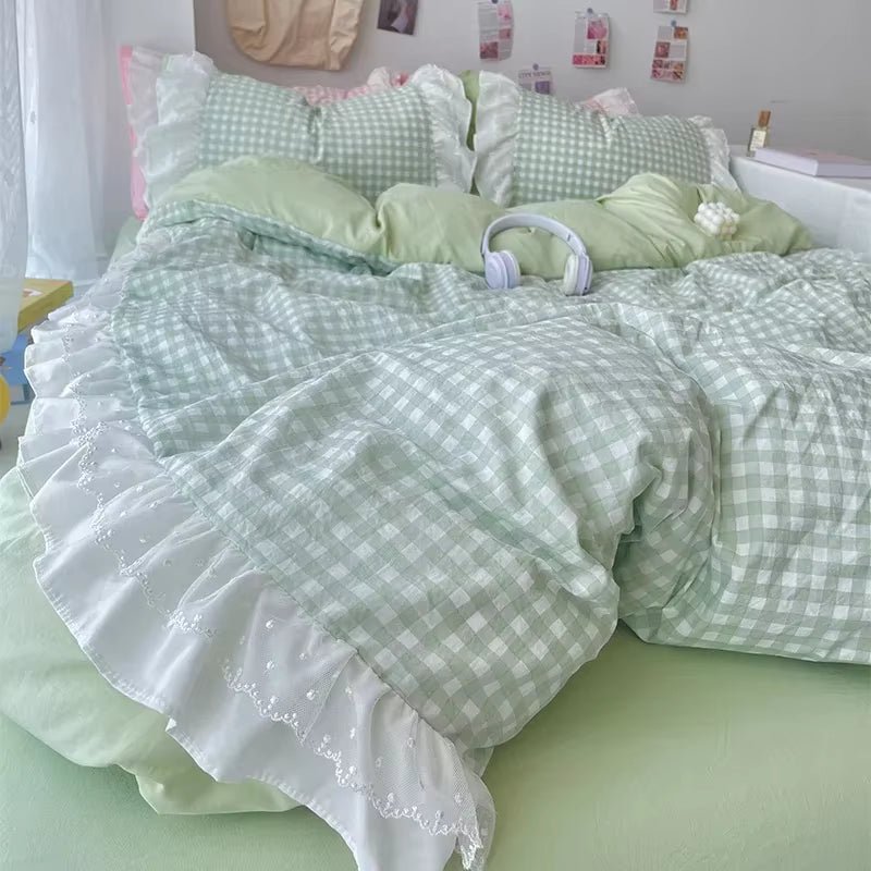 Jacquard Bettwäsche im modernen Patchwork‑Stil So ist Leben