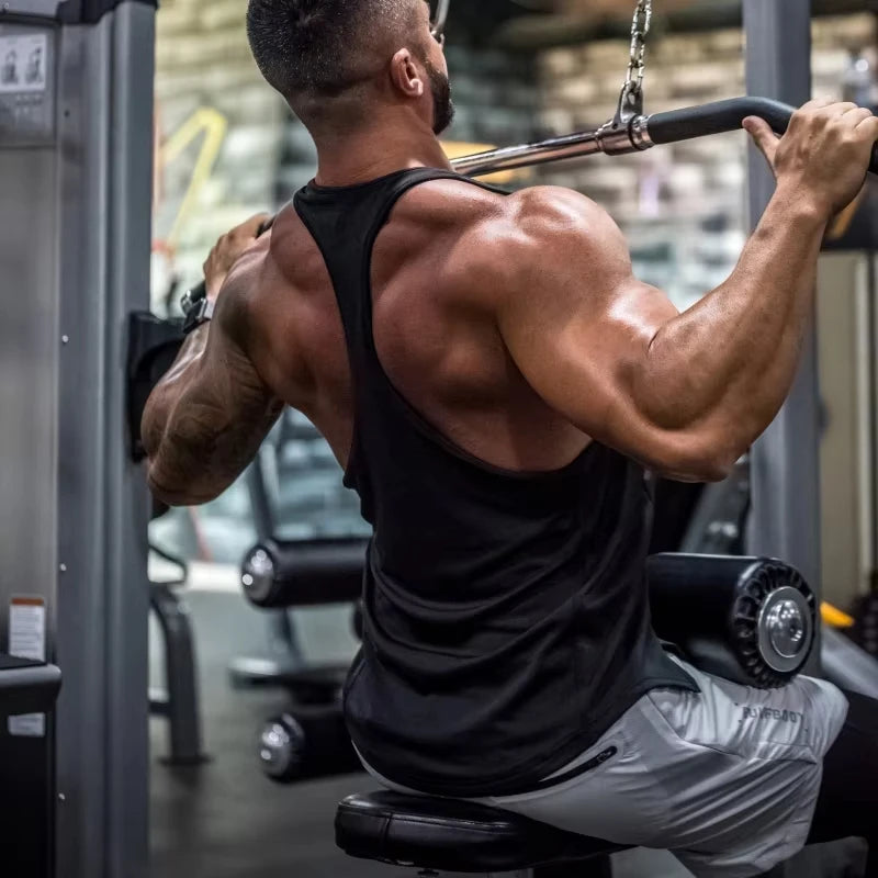 Macho Man Fitness-Tanktop, 100 % Baumwolle, Weste, Teufelsschädel, Retro-Gothic, schnell trocknende, ärmellose Unterhemden für Herren, Muskeltraining-Top - So ist Leben
