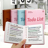 Selbstdisziplin-Notizbücher, 100 Seiten, Taschenplaner 2026, PU-Leder, Tagebuch, Notizblock, Notizbuch, Schule, Schreibblöcke, Büro So ist Leben