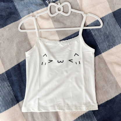 Hello‑Kitty Camis Top im modernen Cartoon Stil