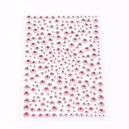 Selbstklebende Gesicht Dekoration Strass Aufkleber Musik Festival Halloween Party Telefon Kristall Aufkleber Kunst DIY Diamant Aufkleber So ist Leben