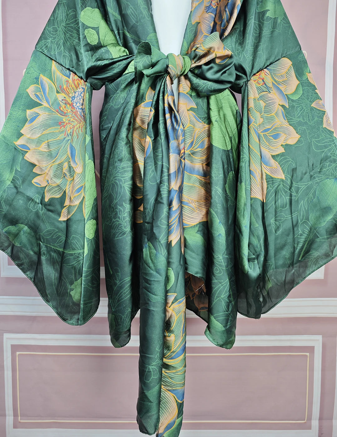 Elegante Blumen Sommer Sexy Dame Strand Bikini Mini Kimonos Plus Größe Afrikanische Frauen Mode Bademode Lose Strickjacken Kleidung So ist Leben