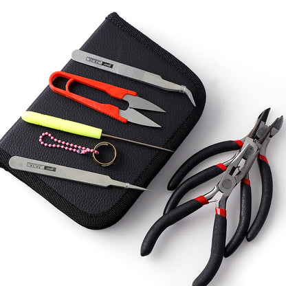 Hohe Qualität DIY Schmuck Machen Werkzeug Kits Zangen Sets Runde Nase Zange Seite Schneiden Zangen Draht Cutter Schere Perlen Pinzette So ist Leben