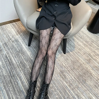 Gothic Leggings mit floralem Muster - So ist Leben