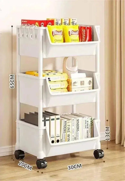 Trolley Bücherregal Küche Lagerregal Küche Ecke Schmaler Schlitz Lagerschrank Badezimmer Wohnzimmer Home Organizer - So ist Leben