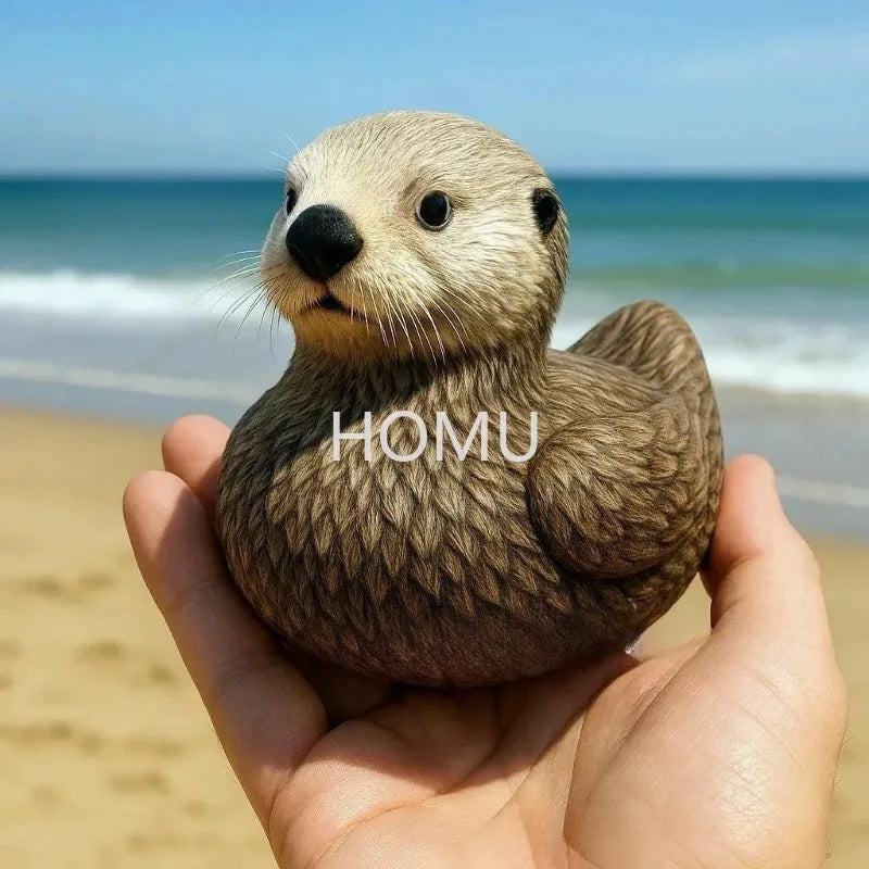 2026 Neue Meereslebewesen-Enten-Ornamente, Tier, niedliche Harz-Ornament-Dekoration, Kunsthandwerk, Heimdekoration So ist Leben