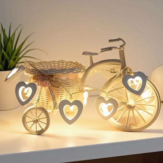 LED Herzförmige Lichterkette - Valentinstag Feenlicht Girlande Deko - Innen Schlafzimmer Kinderzimmer Plastik Kompakte Größe - Warmes Licht So ist Leben