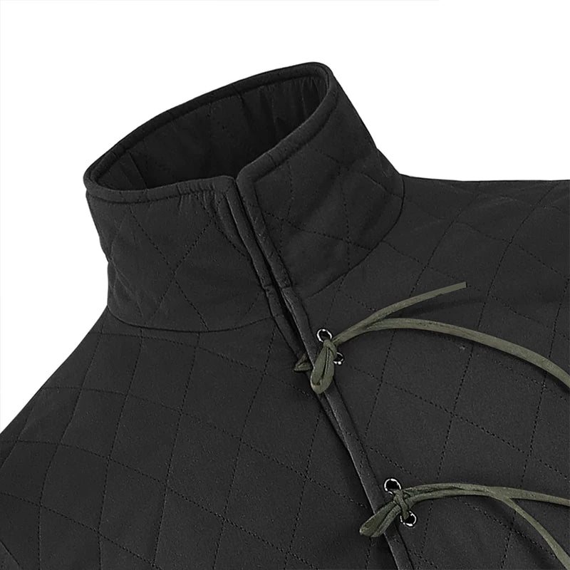 Herren MEDIEVALS Dick gepolsterter Gambeson-Mantel Aketon Volle 4/3 Ärmel Länge Jacke Rüstung Kostüme Kleid SCA So ist Leben