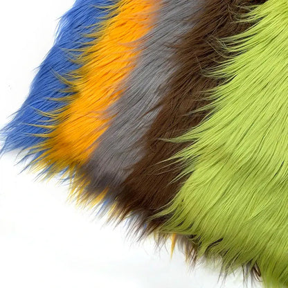 Diverse Farben Faux Pelz Stoff 25x45 cm 8 cm - So ist Leben