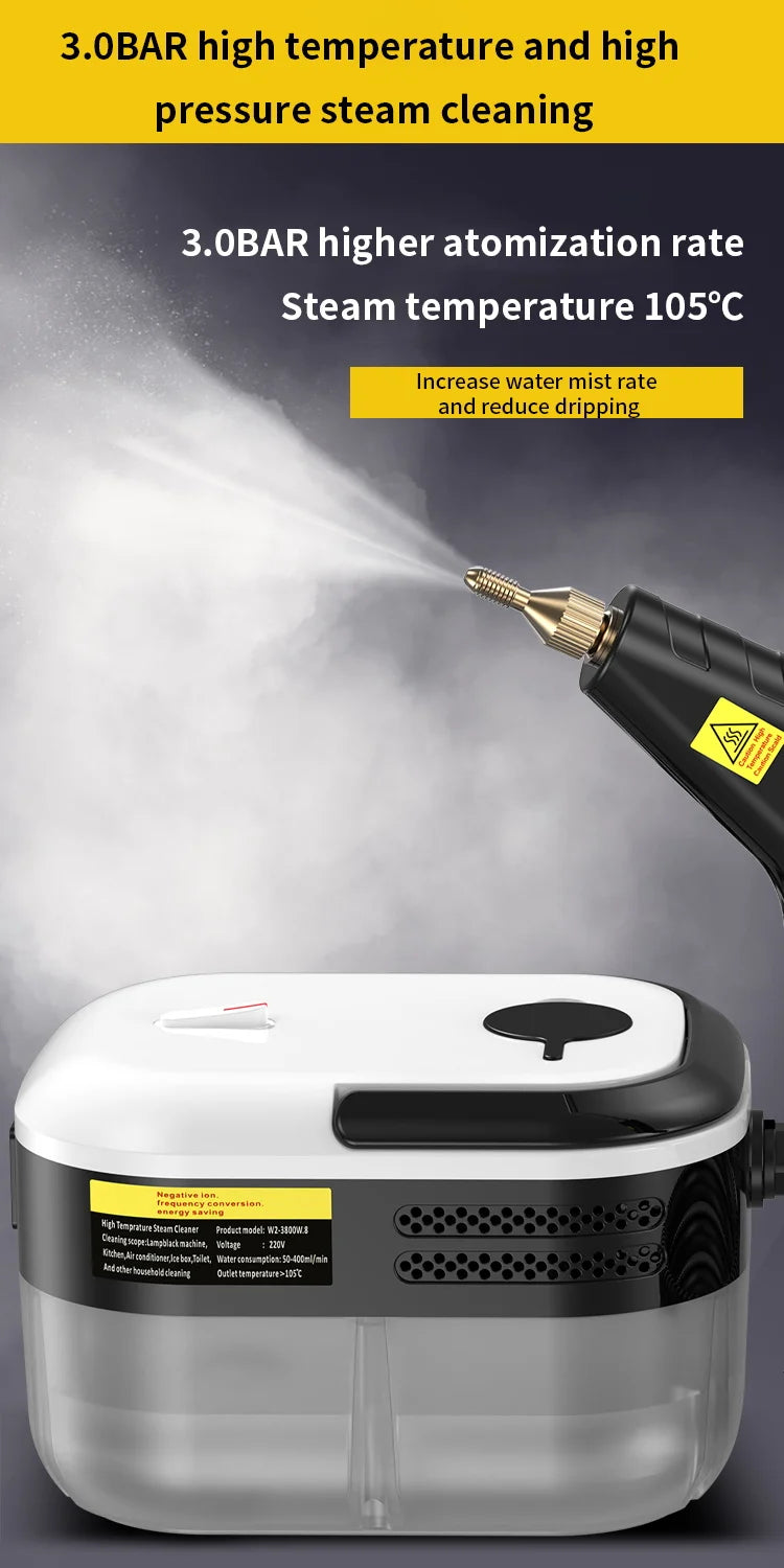 Dampfreinigungsmaschine Hochtemperatur-Sterilisation Desinfektion Auto Handheld Dampfreiniger für Bodenküche 110/220 V So ist Leben